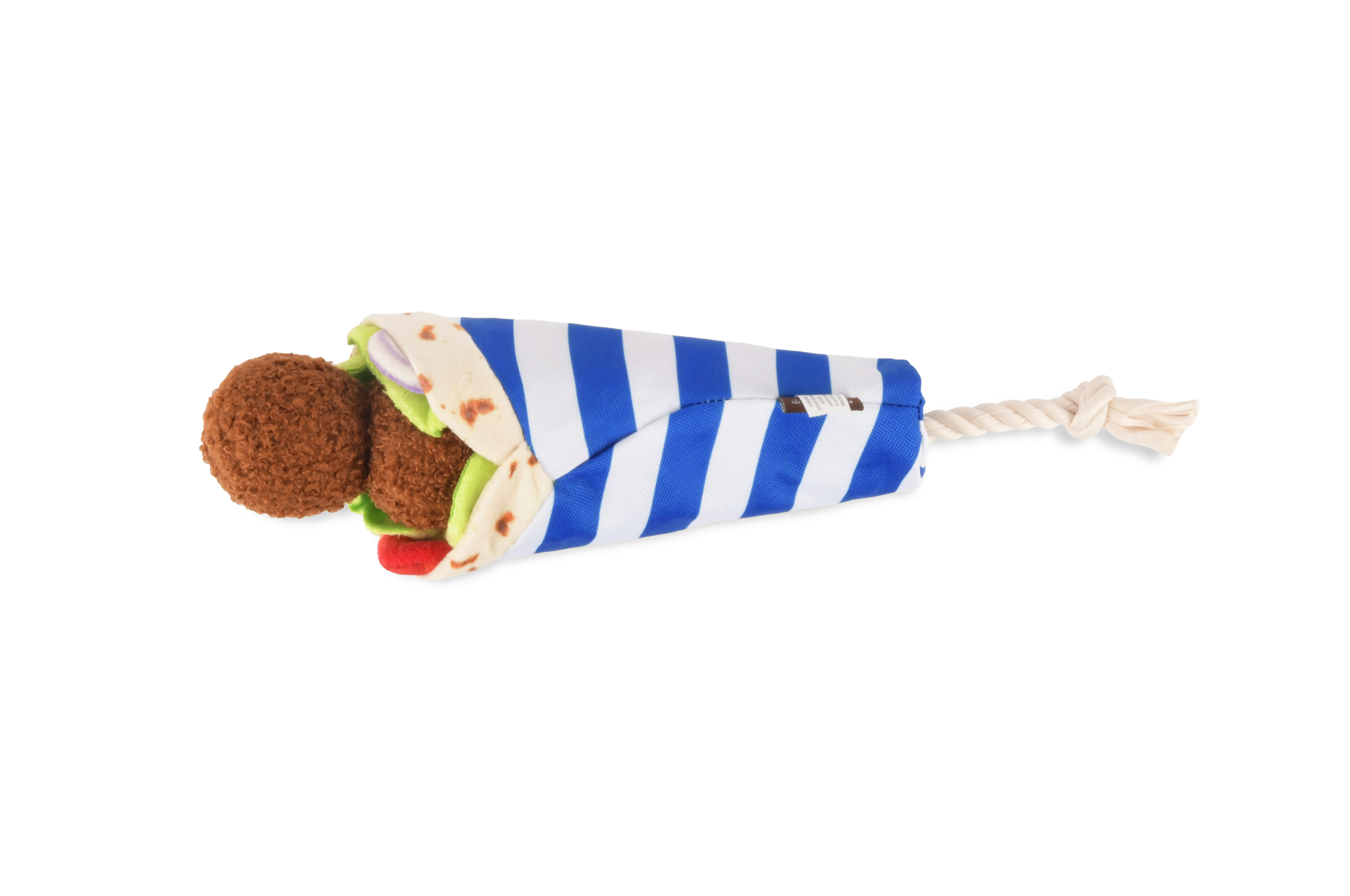 [Pre-Order] P.L.A.Y. The International Classic Squeaky Plush Dog Toy, Falafel