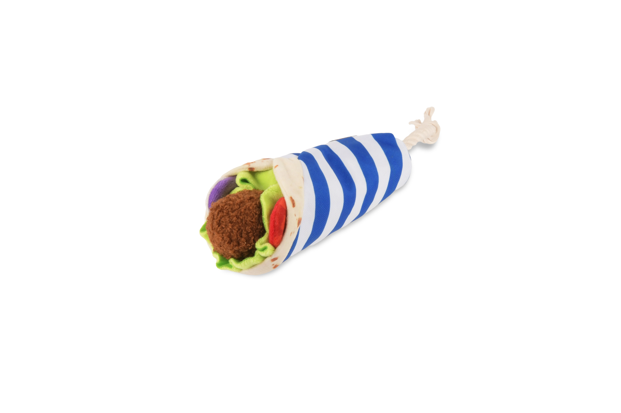 [Pre-Order] P.L.A.Y. The International Classic Squeaky Plush Dog Toy, Falafel
