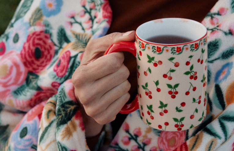 Rifle Paper Co Porcelain Mug: Cherries