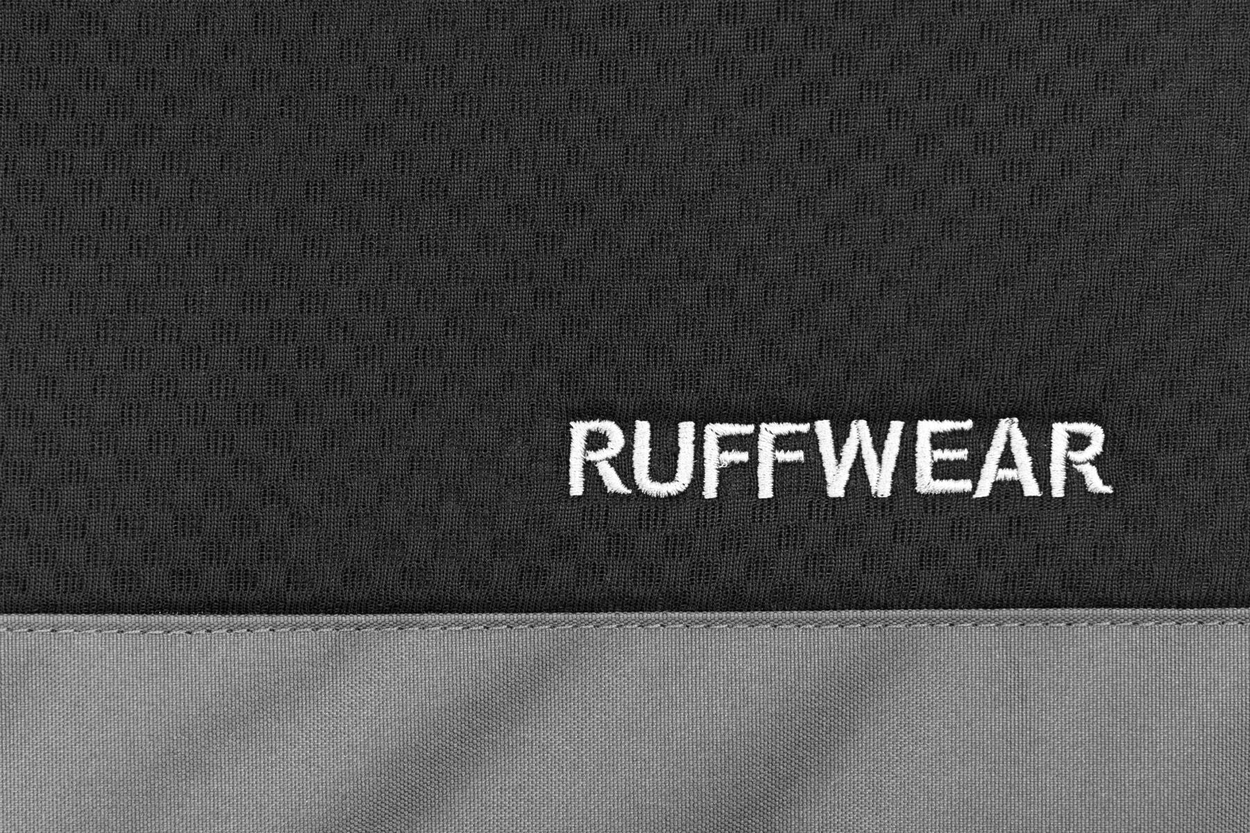 Ruffwear Dirtbag dog car seat cover keeping the backseat safe from wet fur and messy paws