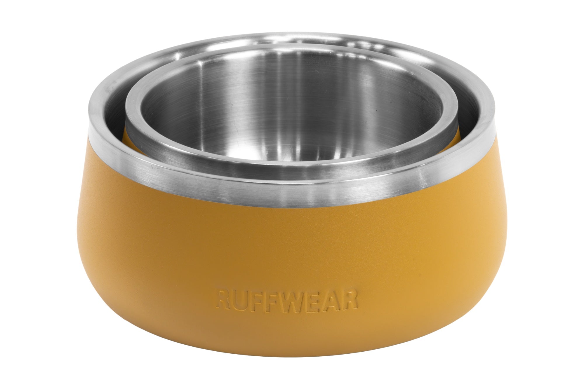 Ruffwear Basecamp Dog Water and Food Bowl Stainless Steel Silicon Grip