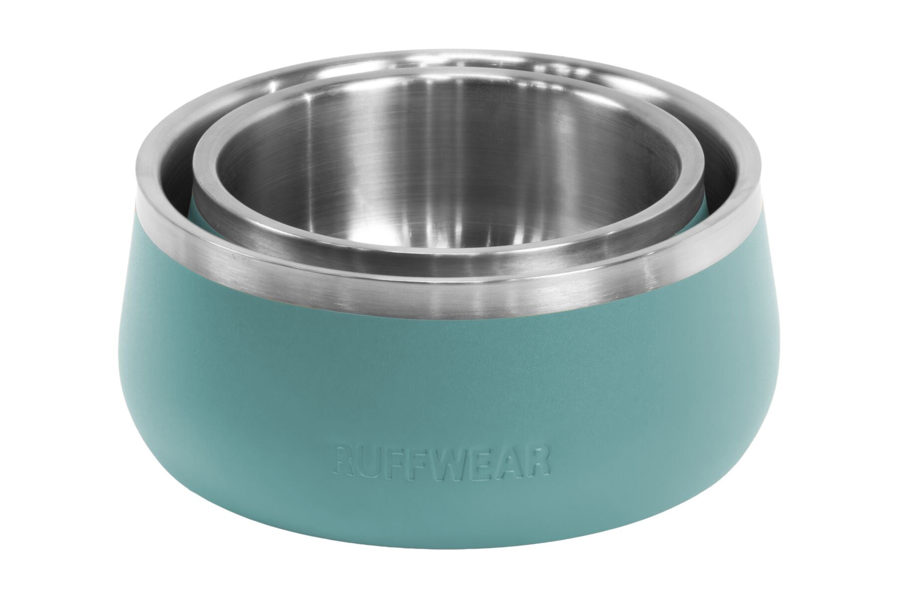 Ruffwear Basecamp Dog Water and Food Bowl Stainless Steel Silicon Grip