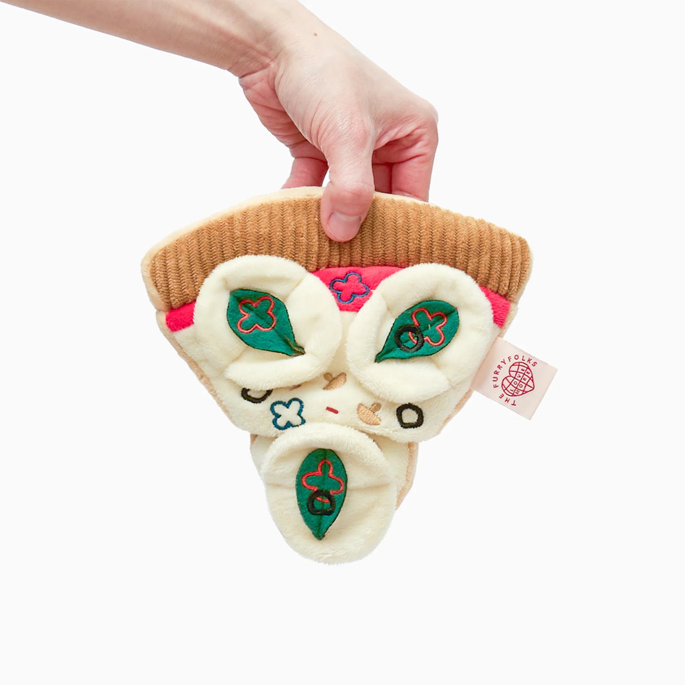 Squeaky Interactive Nosework Dog Toy, Pizza