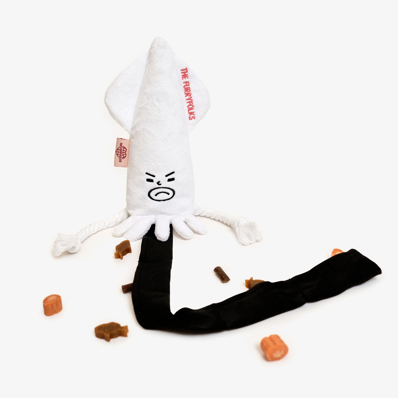 Squeaky Interactive Nosework Dog Toy, Uncle Calamari