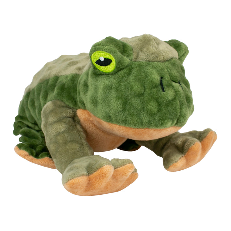 Squeaky Plush Dog Toy: Animated Frog