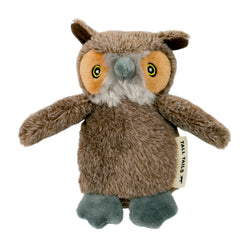 Squeaky Plush Dog Toy: Baby Owl