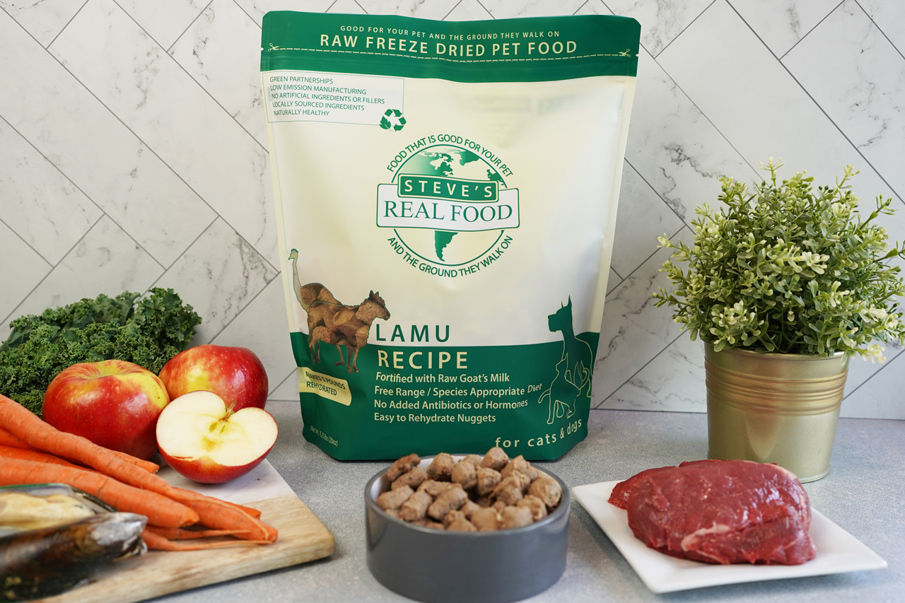 Steve's Real Food Freeze-Dried Raw Dog Food, Lamu Recipe