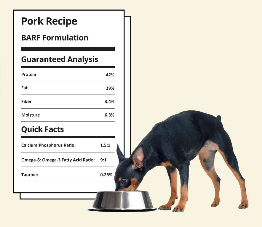 Steve's Real Food Freeze-Dried Raw Dog Food, Pork Recipe