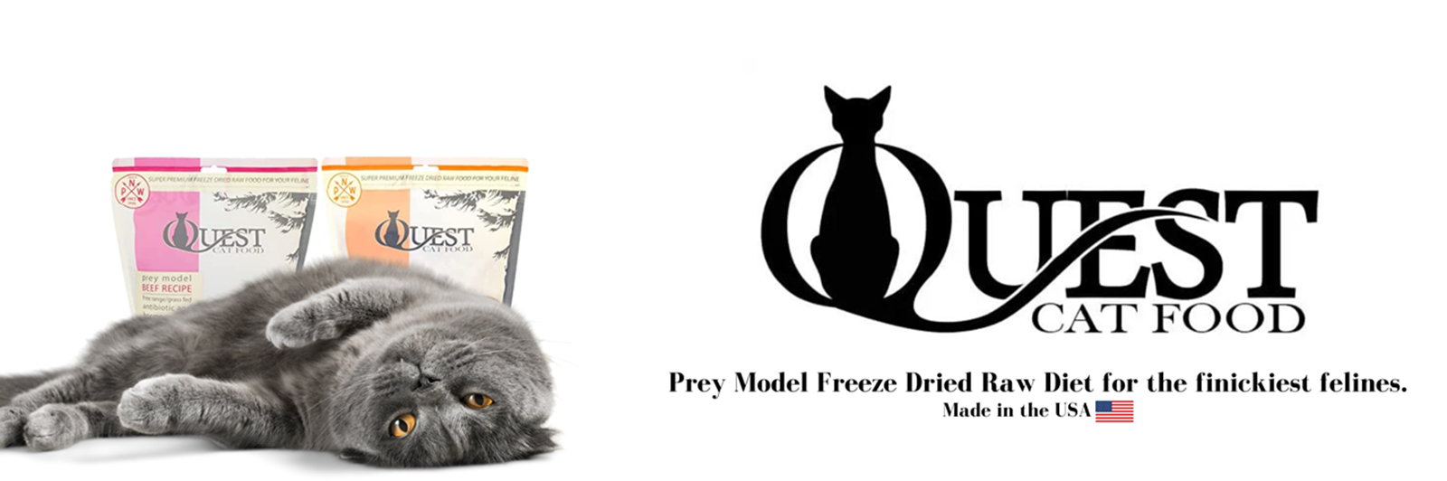 Steve's Real Food Quest Freeze-Dried Raw Cat Food, White Fish Recipe