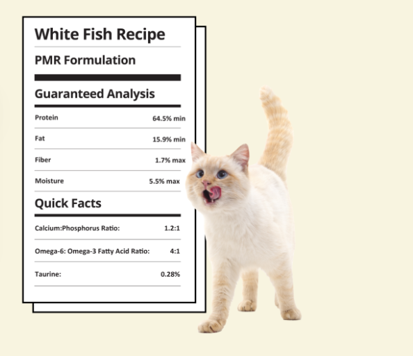 Steve's Real Food Quest Freeze-Dried Raw Cat Food, White Fish Recipe