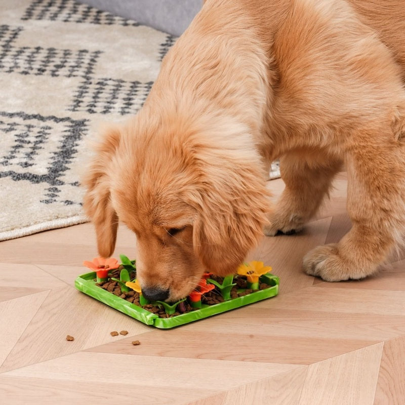 Interactive Food-Grade Foraging Mat for Dogs, Wildflower