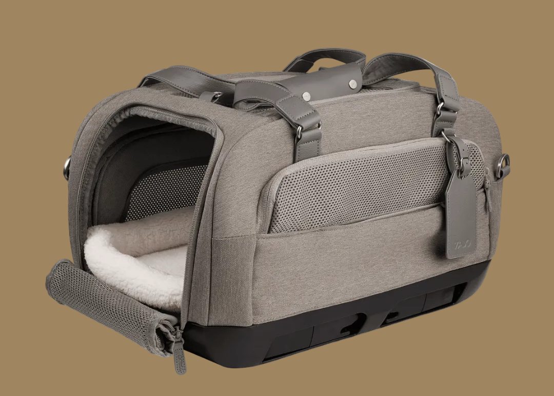 Tavo Dupree airline carry-on pet carrier in Merle
