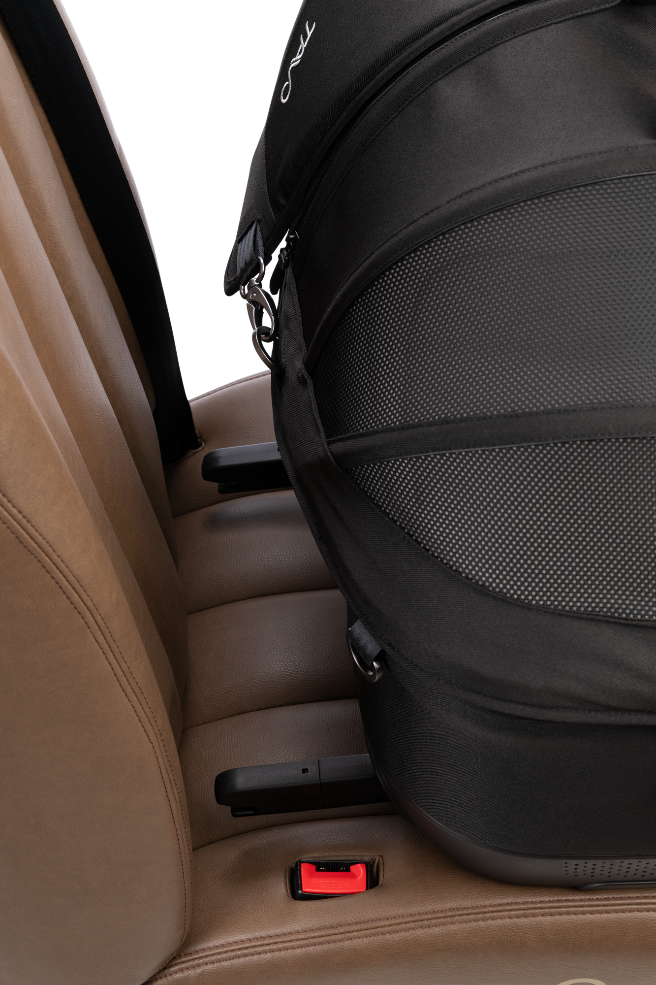 Tavo Pets Carrier and Safety Car Seat with ISO, Maeve in Onyx