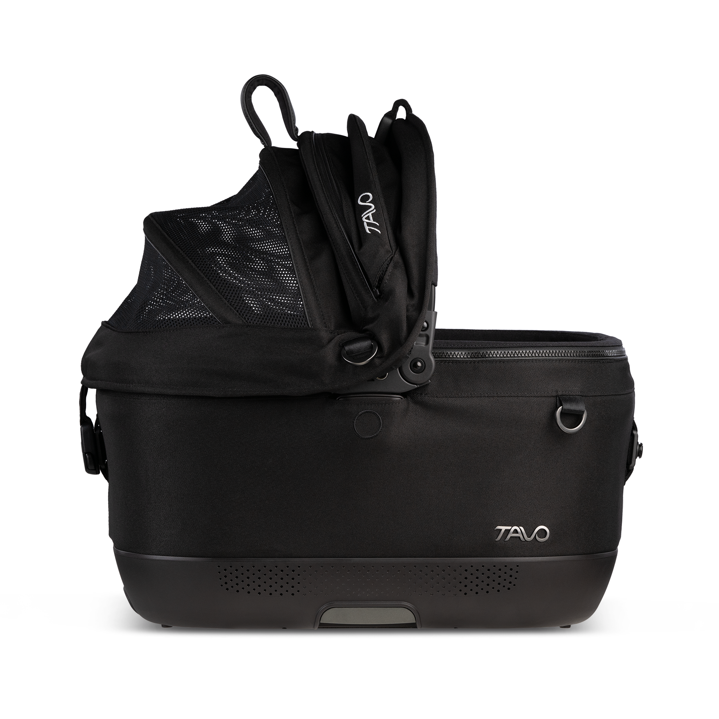 Tavo Pets Carrier and Safety Car Seat with ISO, Maeve in Onyx