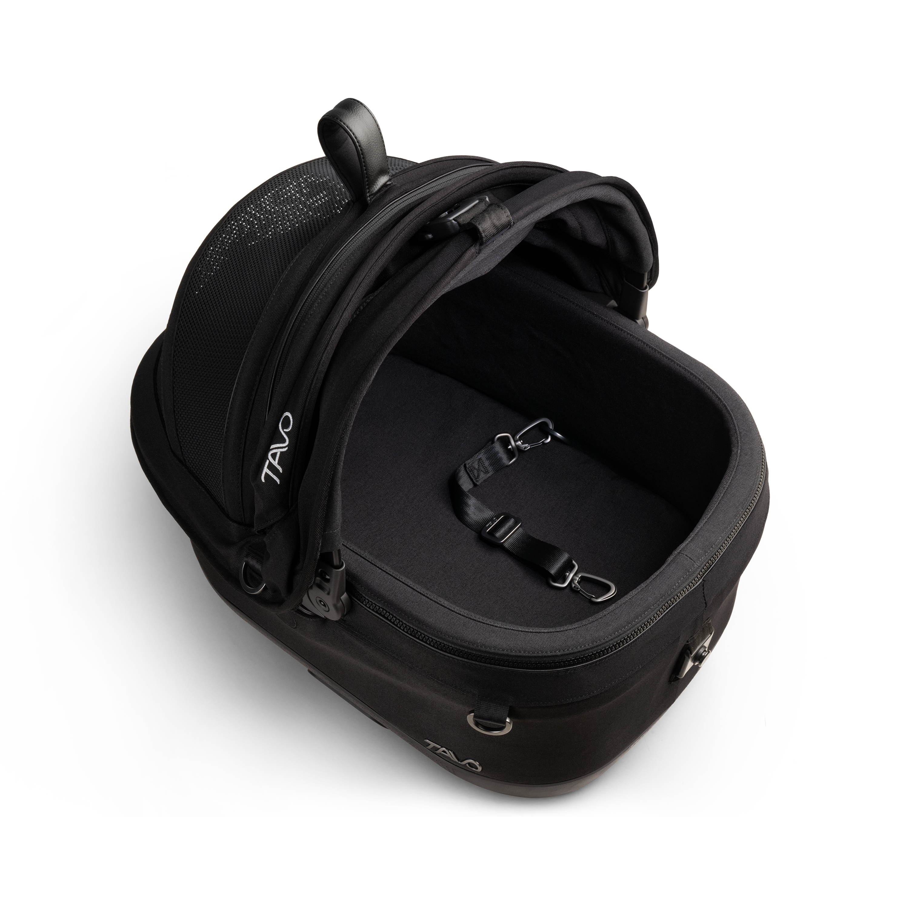 Tavo Pets Carrier and Safety Car Seat with ISO, Maeve in Onyx