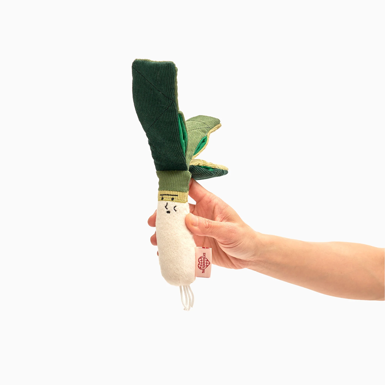 Squeaky Interactive Nosework Dog Toy, Green Onion