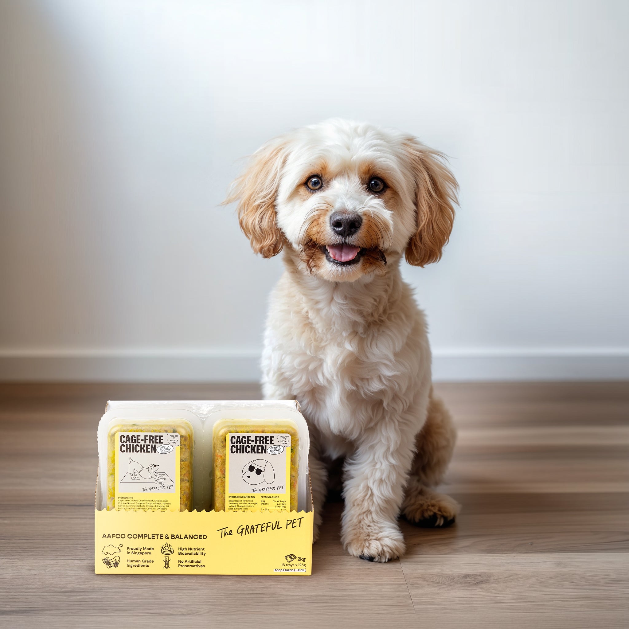 The Grateful Pet: Cooked Food for Dogs, Cage-free Chicken