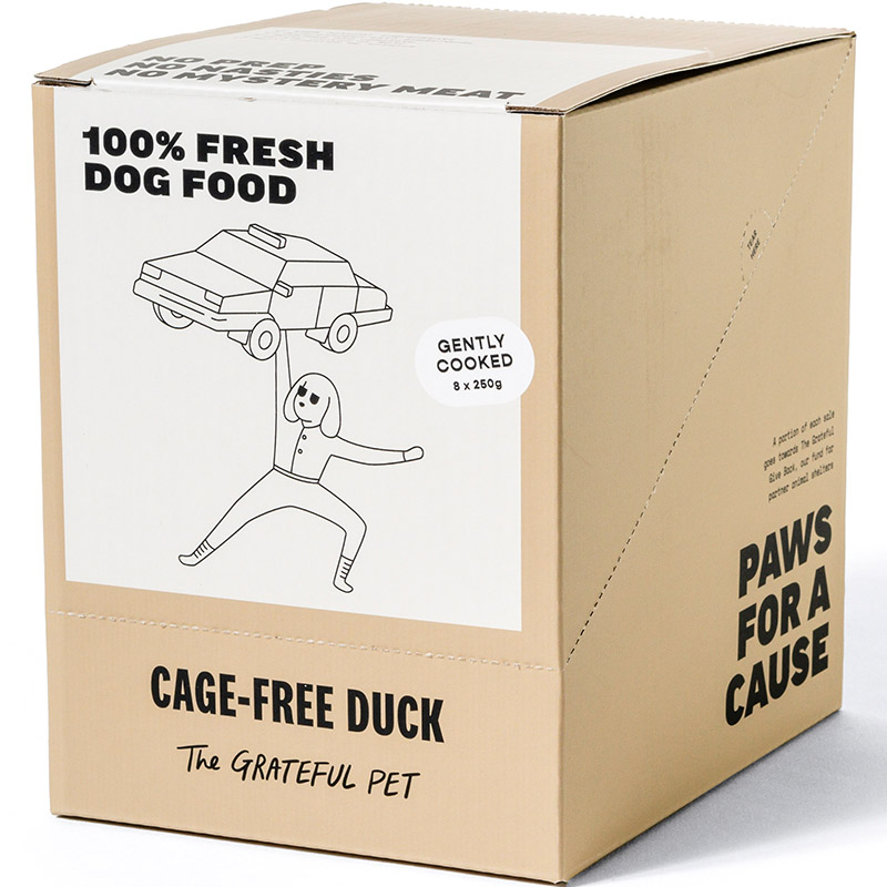 The Grateful Pet: Cooked Food for Dogs, Cage-free Duck
