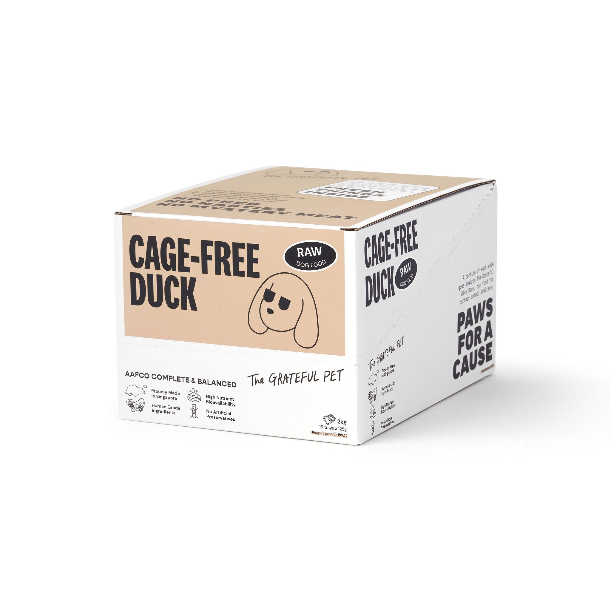 The Grateful Pet: Raw Food for Dogs, Cage-free Duck