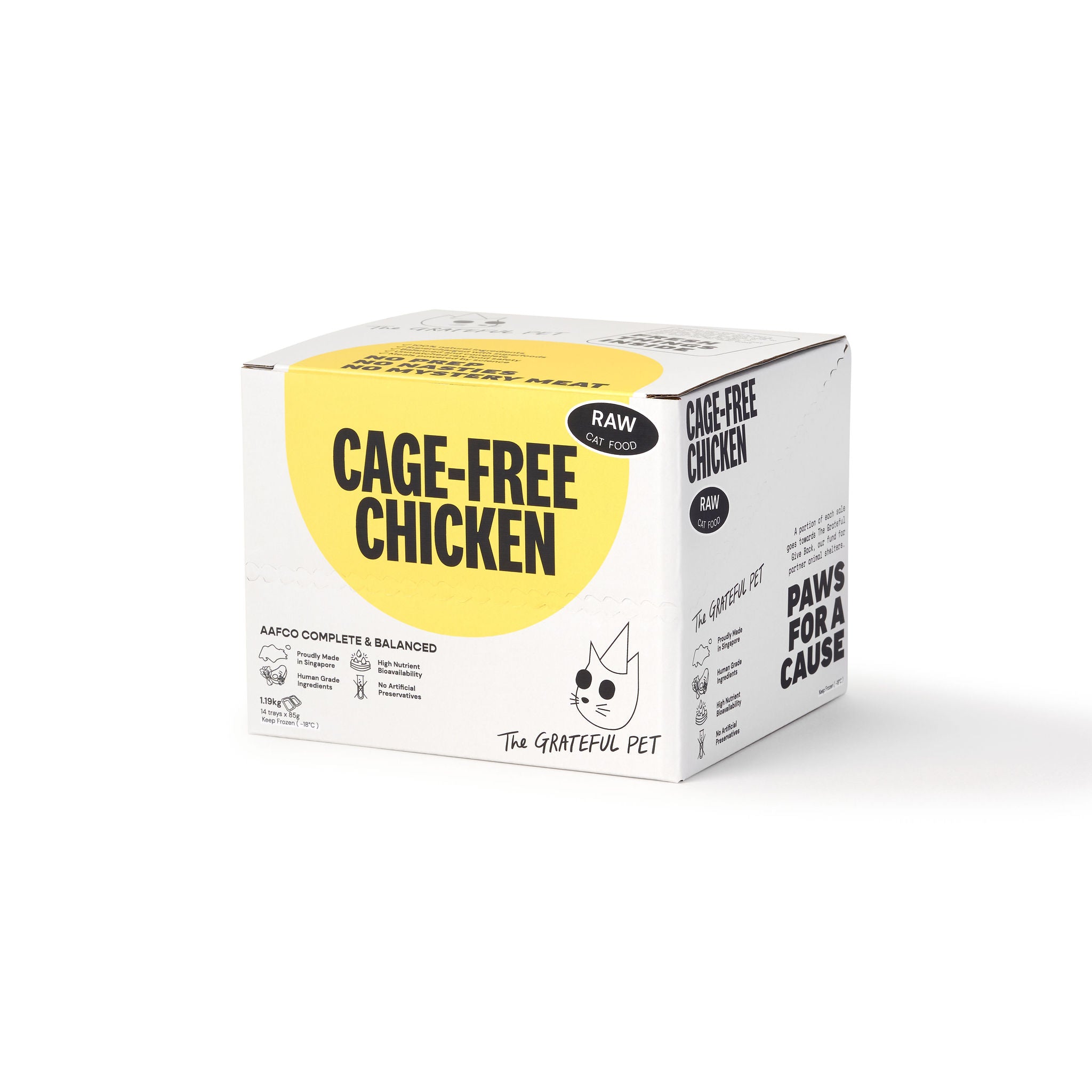 The Grateful Pet: Raw Food for Cats, Cage-free Chicken