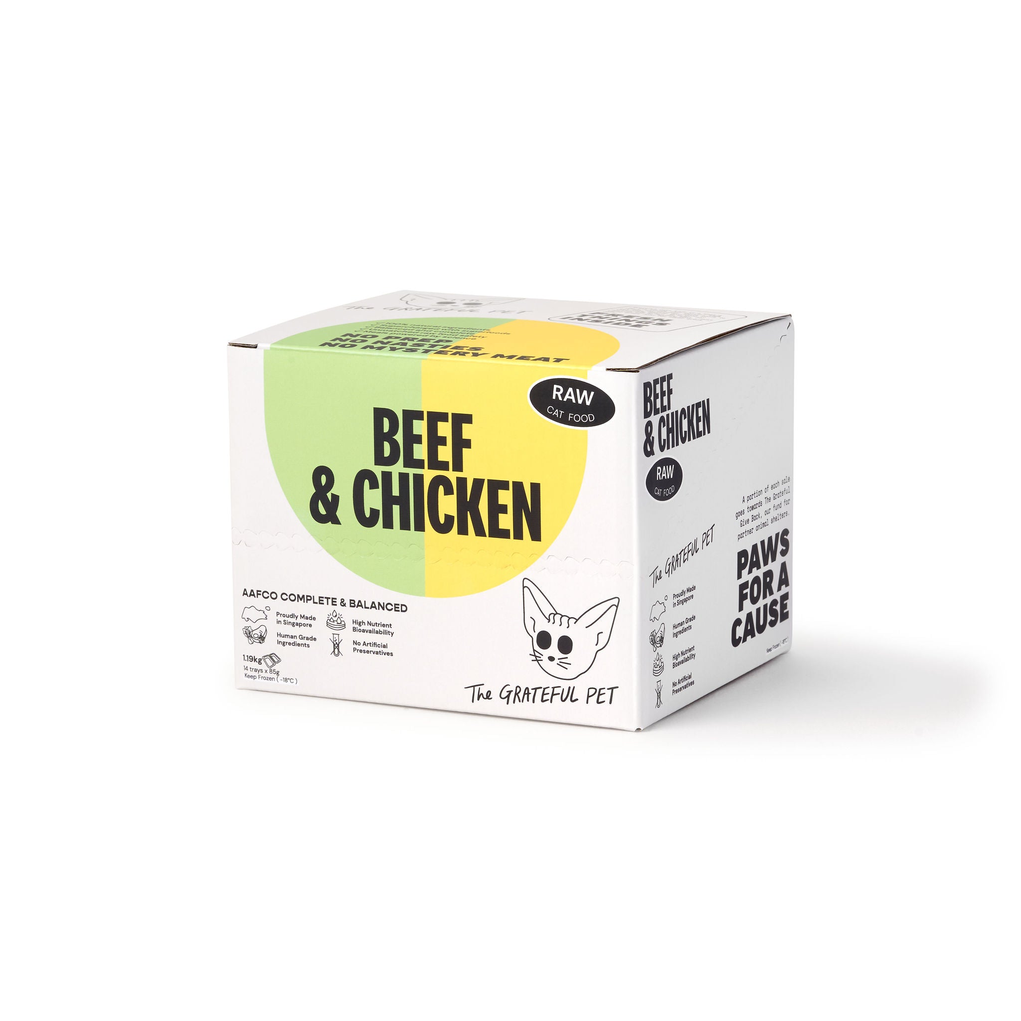 The Grateful Pet: Raw Food for Cats, Grass-fed Beef & Cage-free Chicken