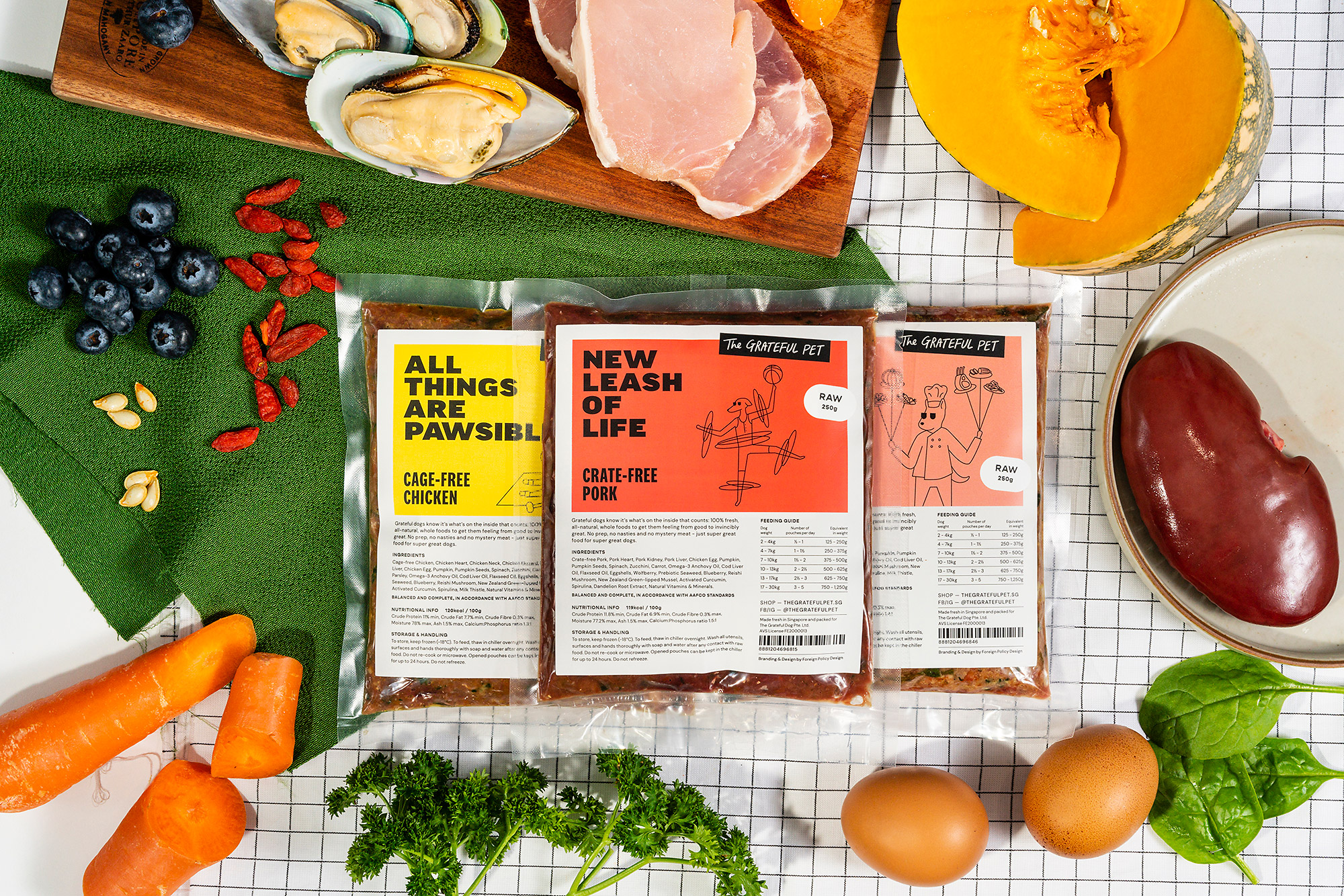 The Grateful Pet: Raw Food for Dogs, Cage-free Chicken