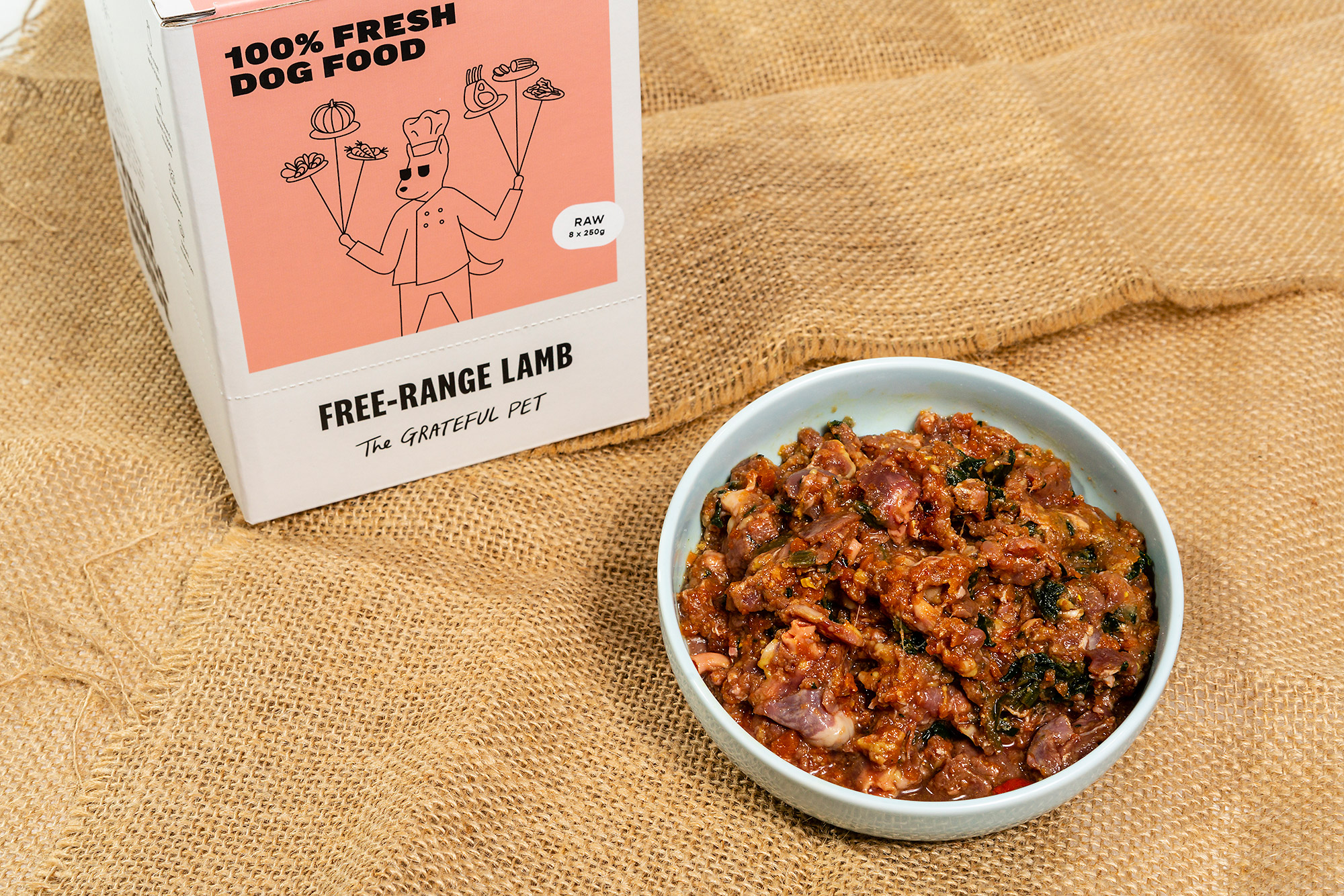 The Grateful Pet: Raw Food for Dogs, Free-range Lamb