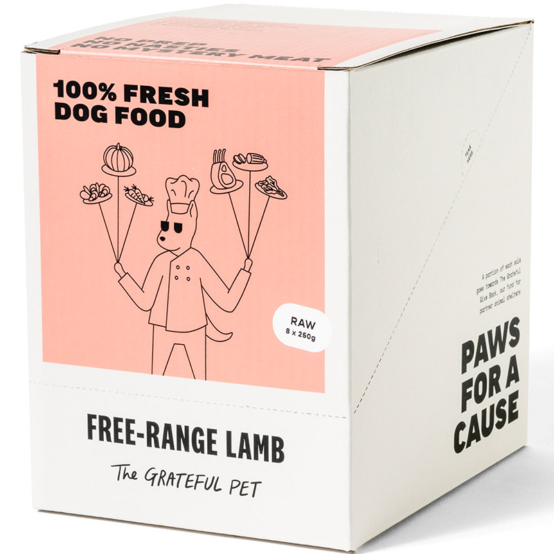 The Grateful Pet: Raw Food for Dogs, Free-range Lamb