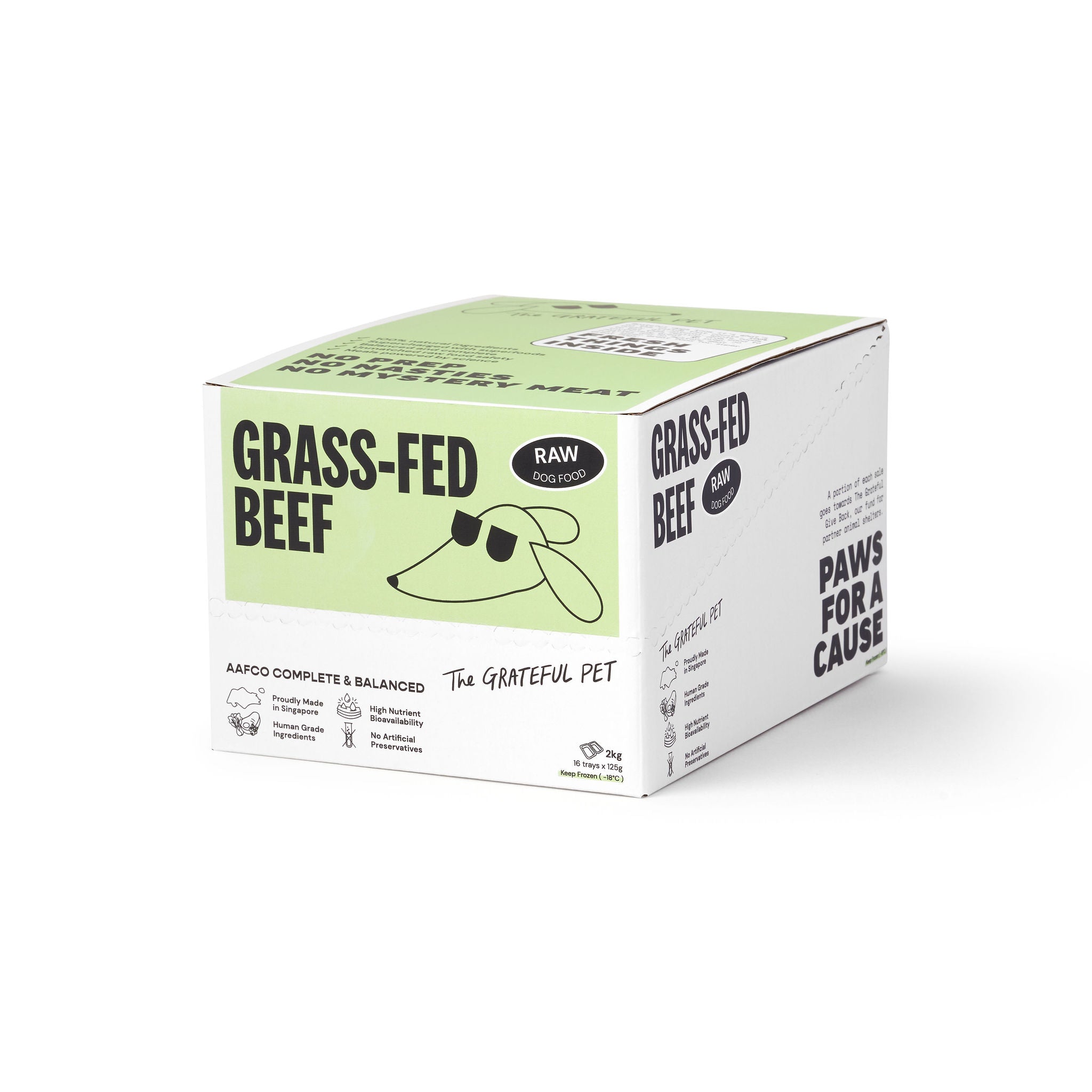 The Grateful Pet: Raw Food for Dogs, Grass-fed Beef