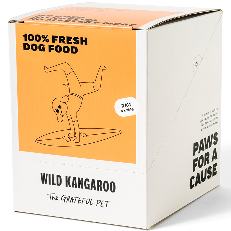 The Grateful Pet: Raw Food for Dogs, Wild Kangaroo Meat