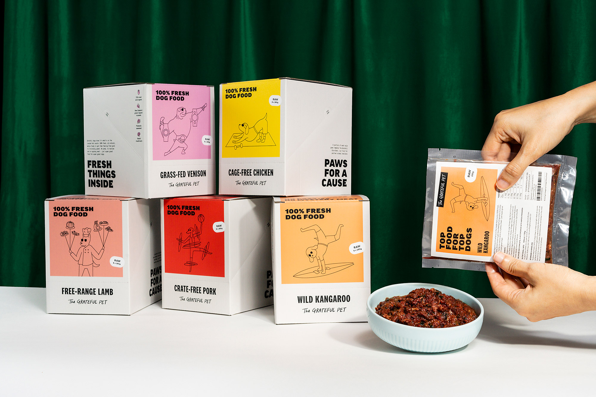 The Grateful Pet: Raw Food for Dogs, Wild Kangaroo Meat