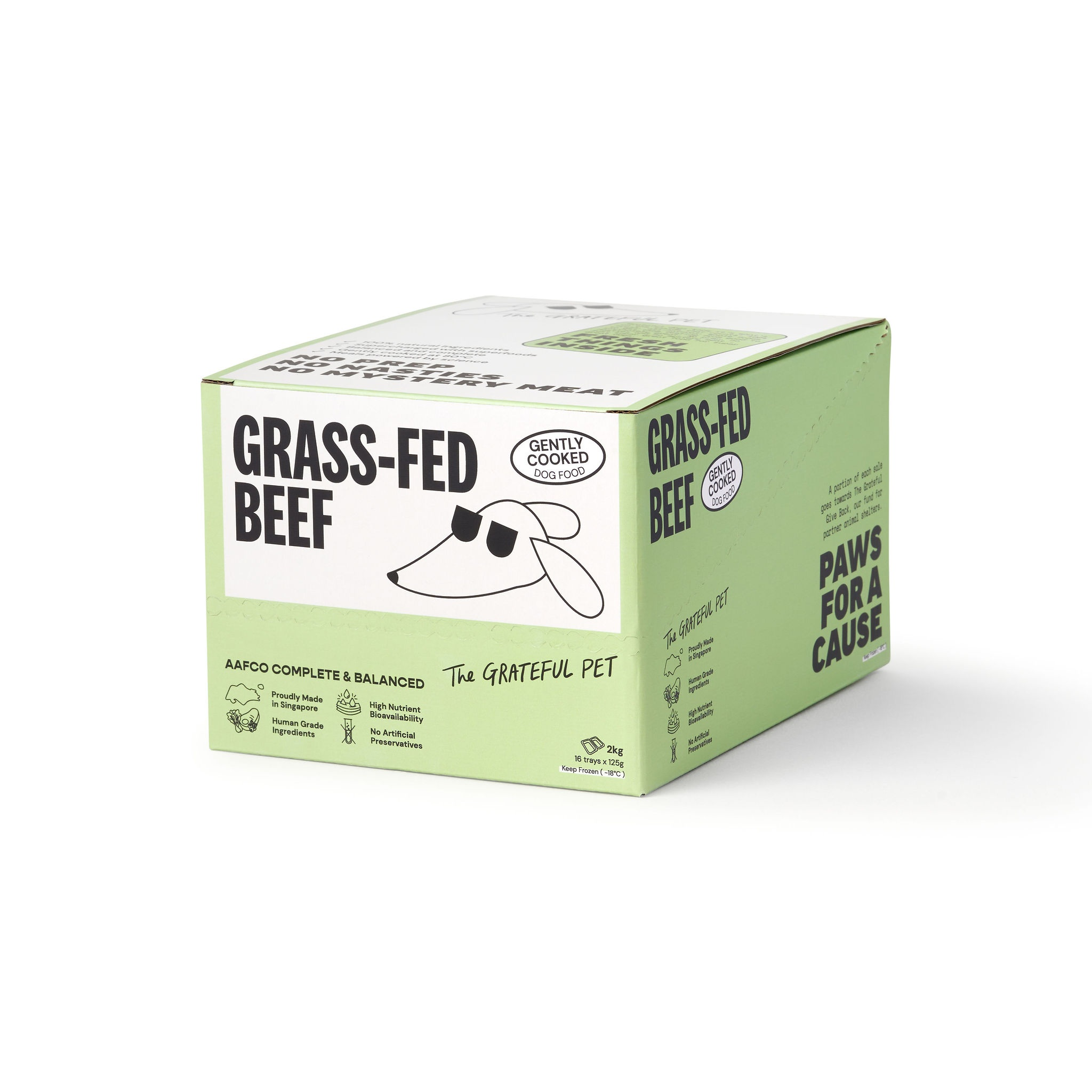 The Grateful Pet: Cooked Food for Dogs, Grass-fed Beef