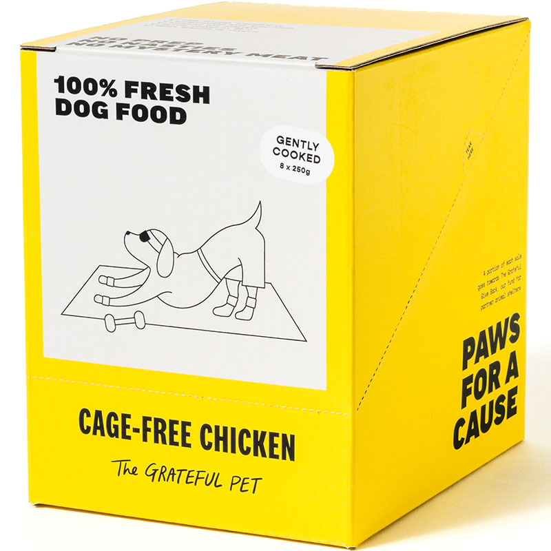 The Grateful Pet: Cooked Food for Dogs, Cage-free Chicken