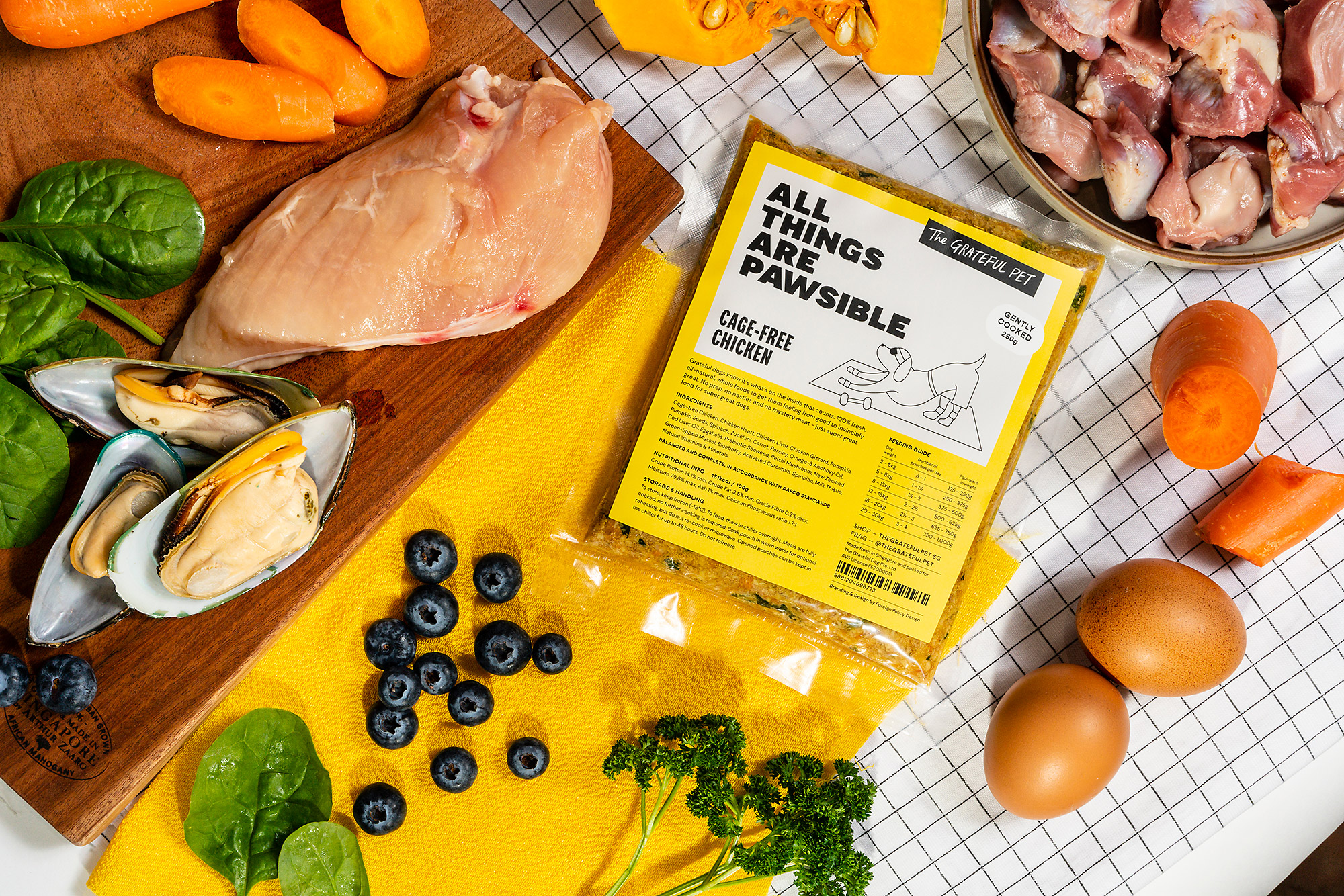 The Grateful Pet: Cooked Food for Dogs, Cage-free Chicken