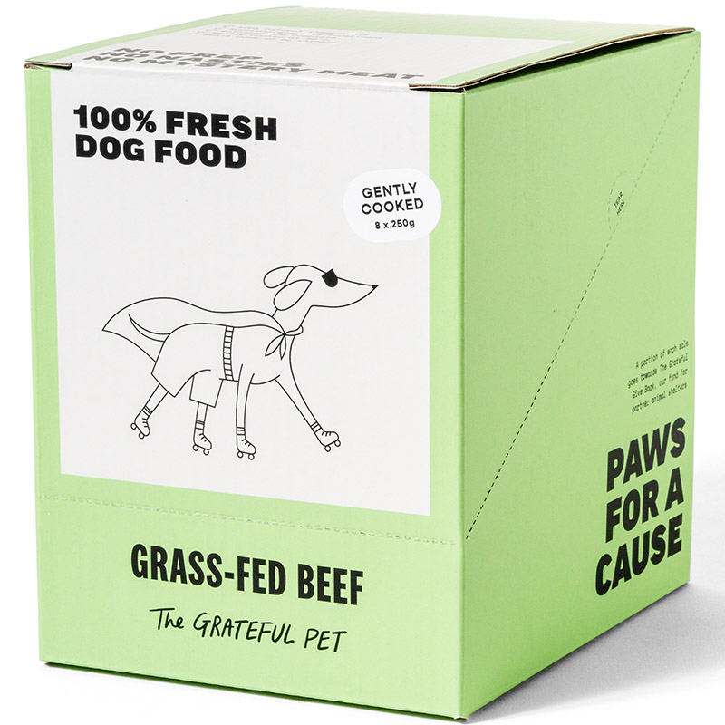 The Grateful Pet: Cooked Food for Dogs, Grass-fed Beef