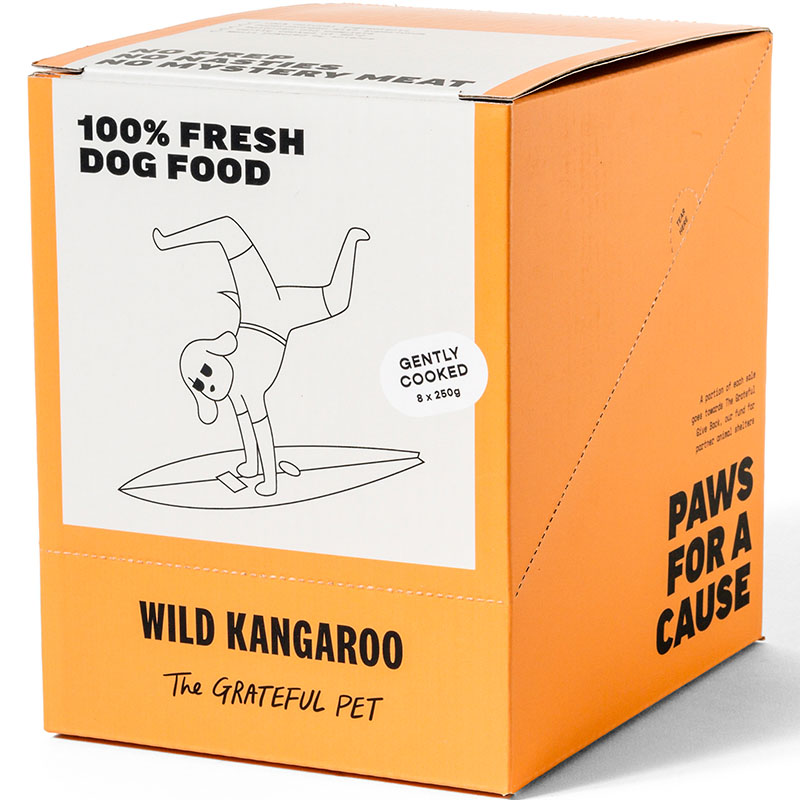 The Grateful Pet: Cooked Food for Dogs, Wild Kangaroo Meat