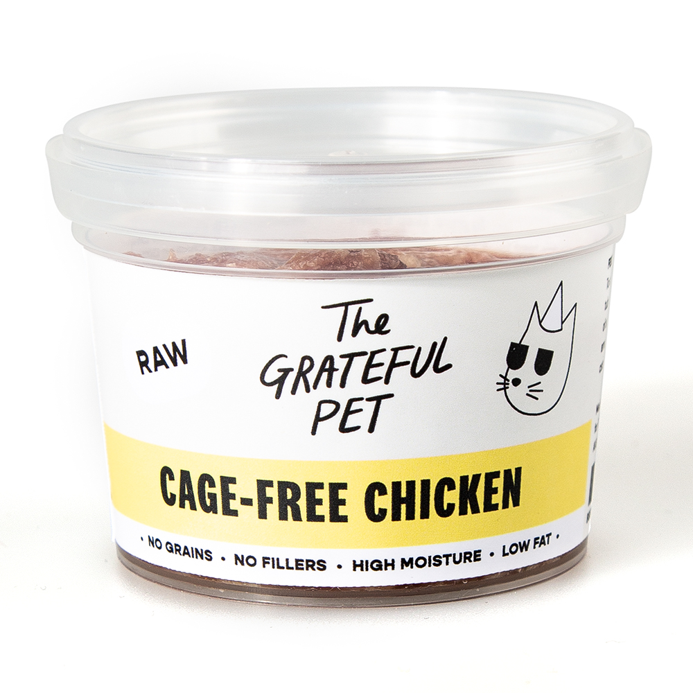 The Grateful Pet: Raw Food for Cats, 4 Tubs Mix & Match