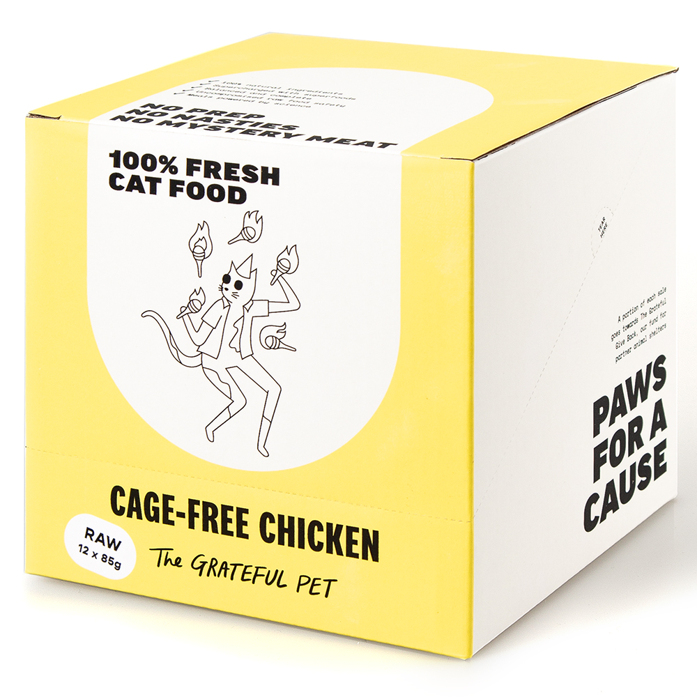 The Grateful Pet: Raw Food for Cats, Cage-free Chicken