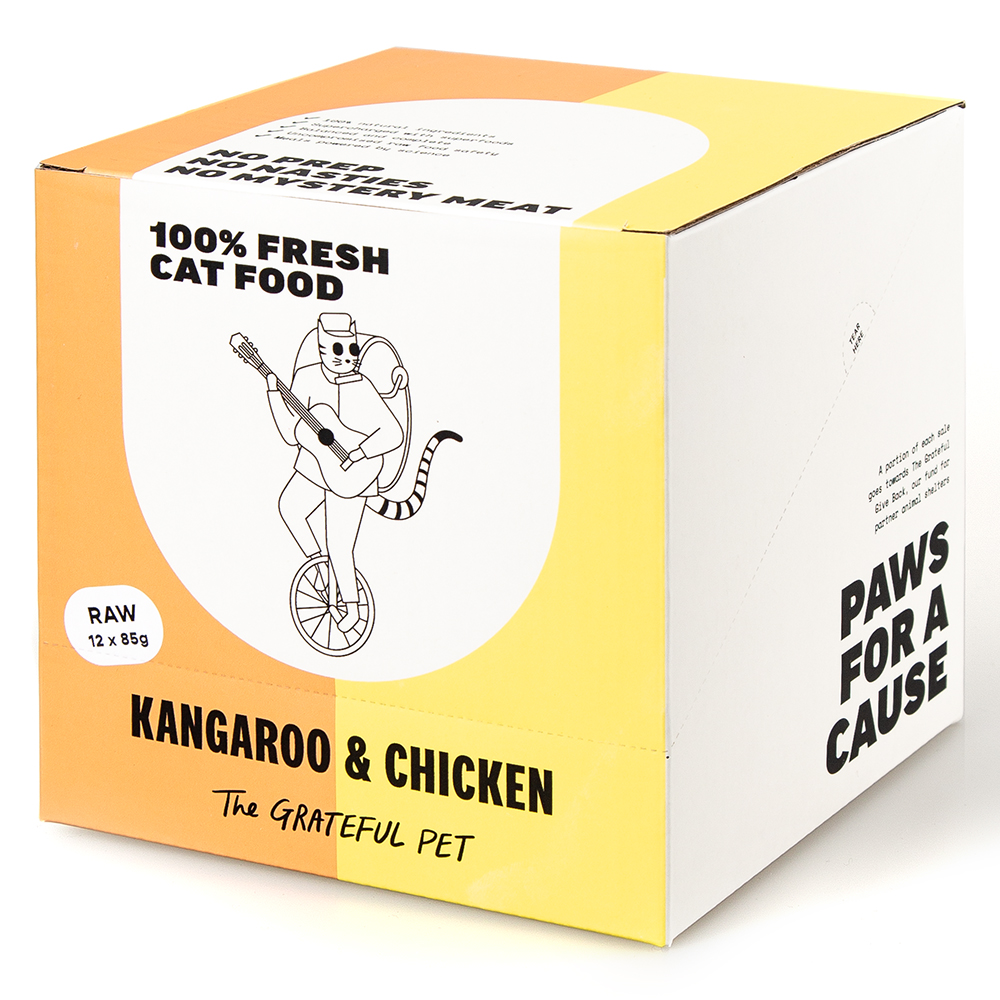 The Grateful Pet: Raw Food for Cats, Kangaroo & Cage-free Chicken