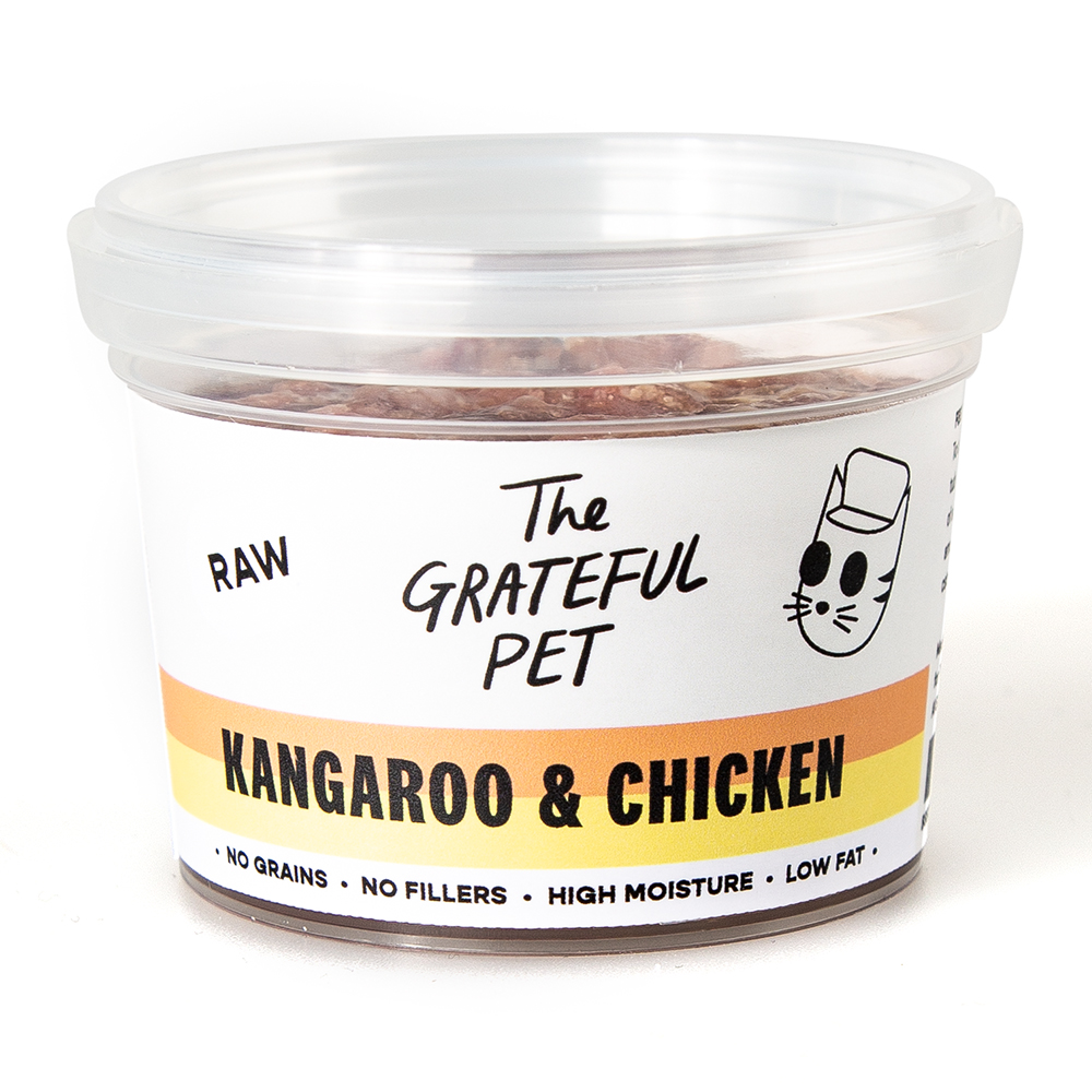 The Grateful Pet: Raw Food for Cats, Kangaroo & Cage-free Chicken