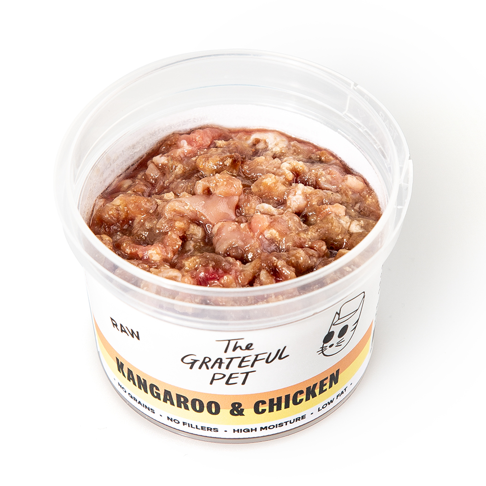 The Grateful Pet: Raw Food for Cats, Kangaroo & Cage-free Chicken
