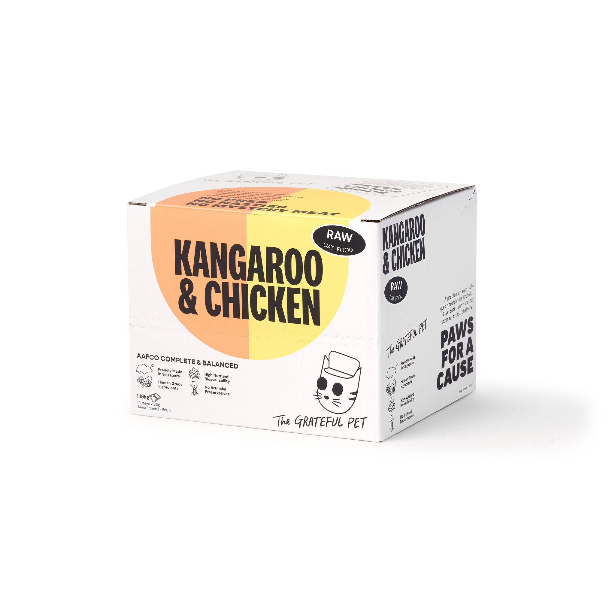 The Grateful Pet: Raw Food for Cats, Kangaroo & Cage-free Chicken