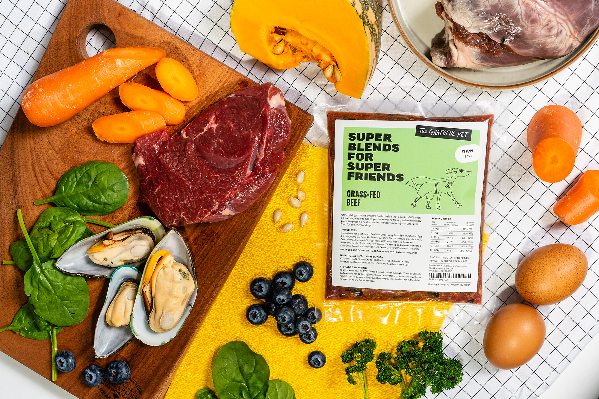 The Grateful Pet: Raw Food for Dogs, Grass-fed Beef