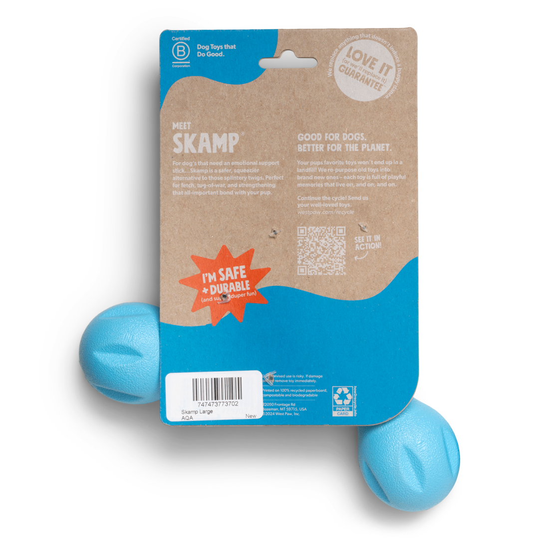 Toss and Fetch Dog toy, Zogoflex Echo Skamp (New Colours)