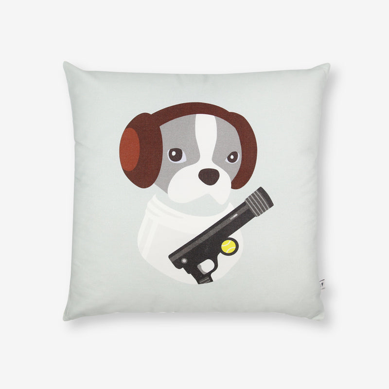 Cushion Cover, Princess Leia the Boston Terrier