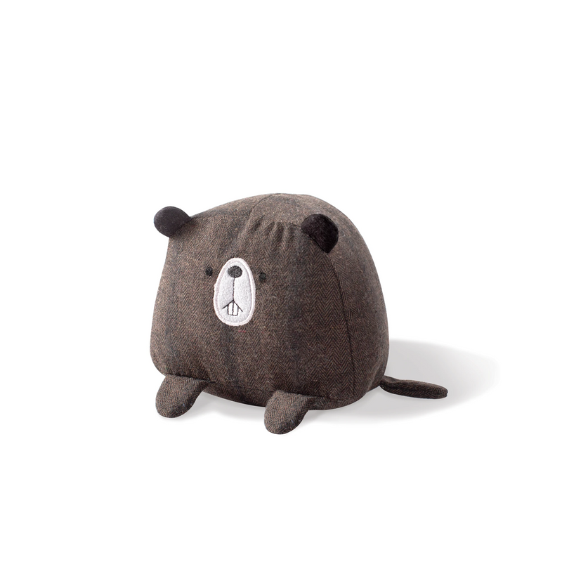 Squeaky beaver dog deals toy