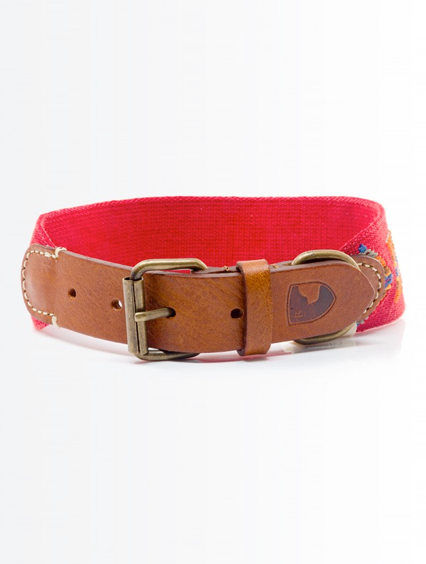 Dog Collar: Etna Red