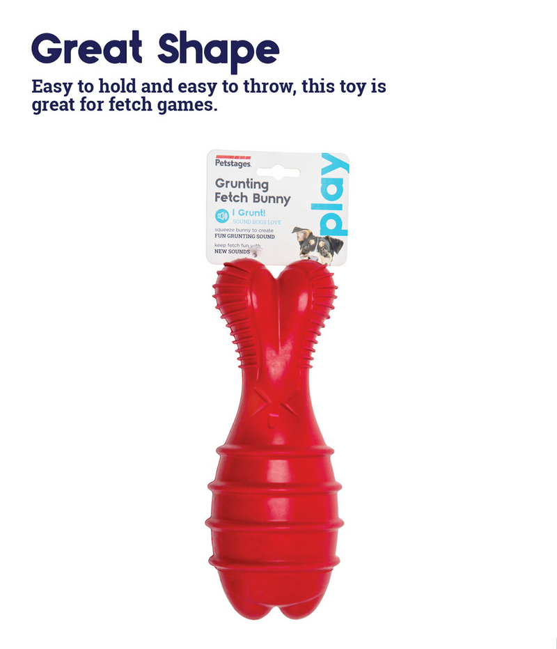 Grunting dog toy deals