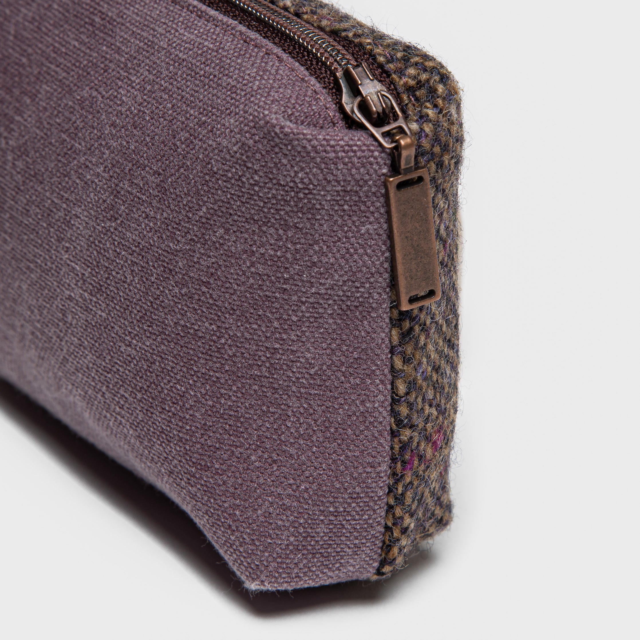Cloud7: Little Tweed Bag in Purple