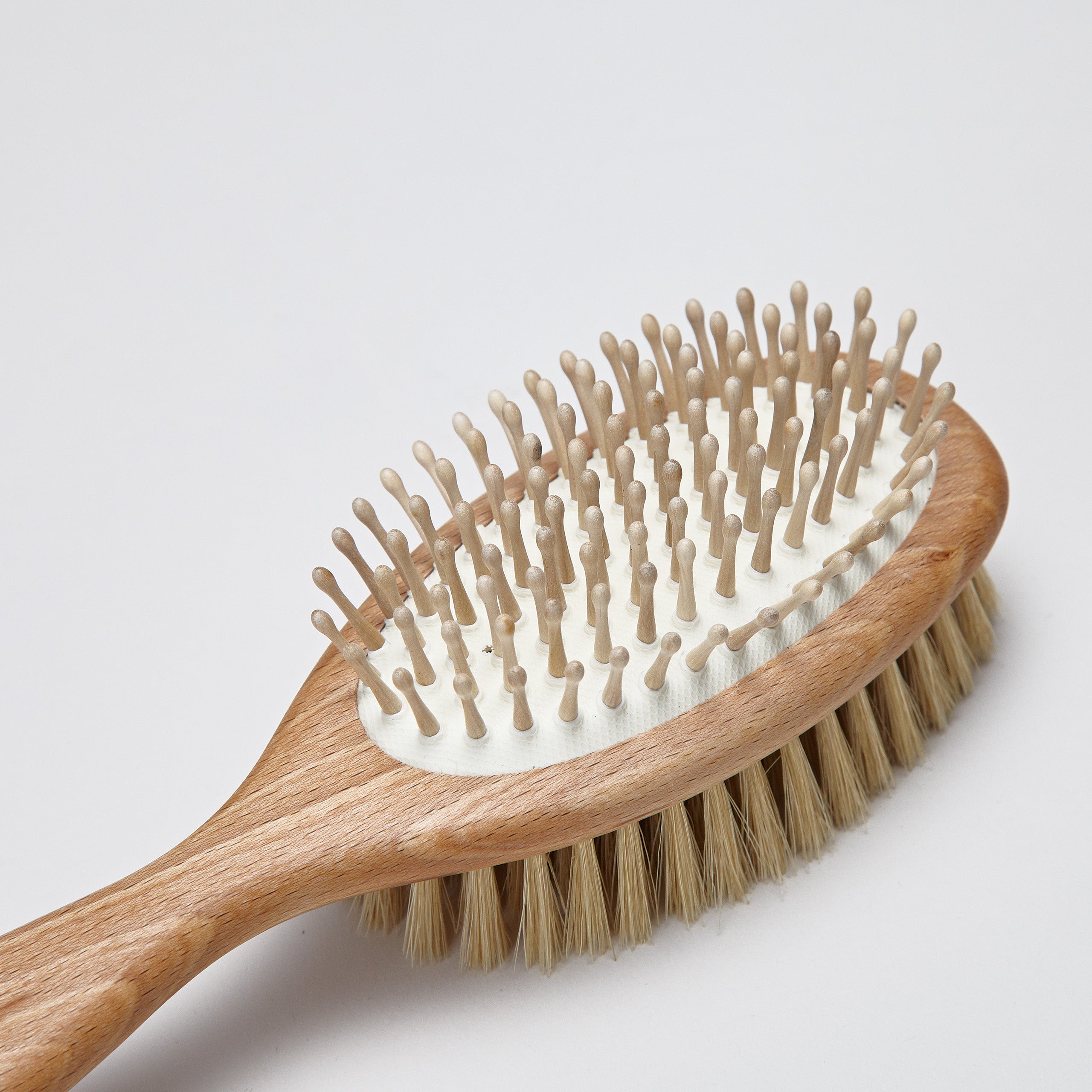 Dog Fur Brush with Leather Loop